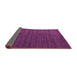 Sideview of Abstract Purple Modern Rug, abs5532pur