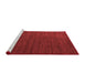 Modern Red Washable Rugs