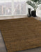 Abstract Bakers Brown Modern Rug in Family Room, abs5532