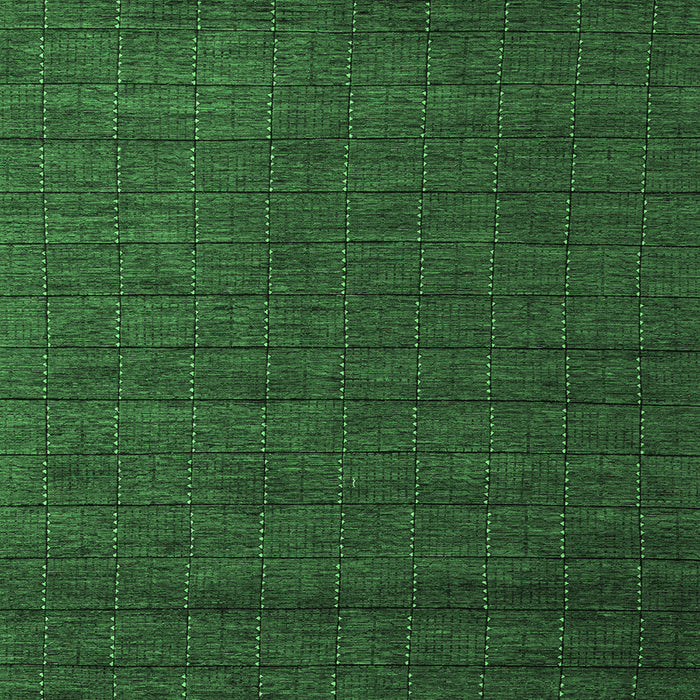 Square Machine Washable Abstract Emerald Green Modern Area Rugs, wshabs5532emgrn