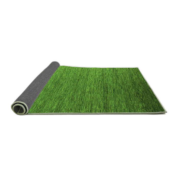 Sideview of Abstract Green Modern Rug, abs5533grn