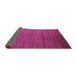 Sideview of Abstract Pink Modern Rug, abs5533pnk