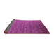 Sideview of Abstract Purple Modern Rug, abs5533pur