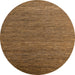 Round Machine Washable Abstract Bronze Brown Rug, wshabs5533