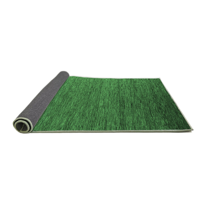 Sideview of Abstract Emerald Green Modern Rug, abs5533emgrn