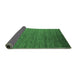 Sideview of Abstract Emerald Green Modern Rug, abs5533emgrn