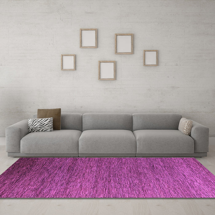Machine Washable Abstract Purple Modern Area Rugs in a Living Room, wshabs5533pur