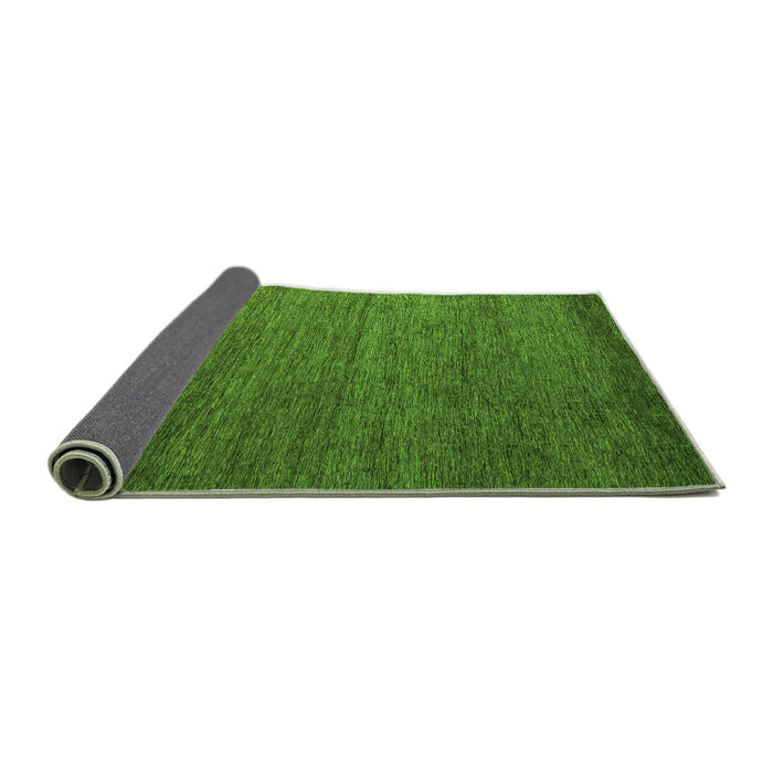 Sideview of Abstract Green Modern Rug, abs5534grn