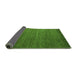 Sideview of Abstract Green Modern Rug, abs5534grn