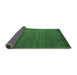 Sideview of Abstract Emerald Green Modern Rug, abs5534emgrn