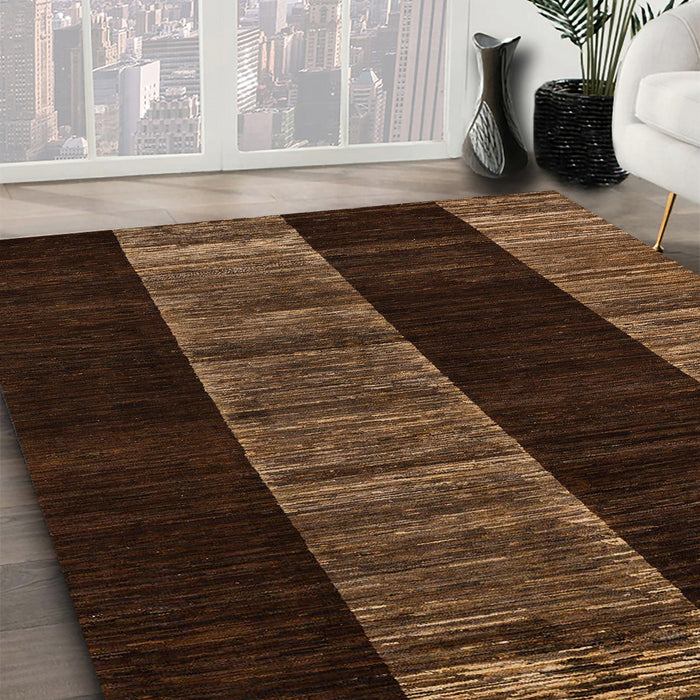 Machine Washable Abstract Night Red Rug in a Family Room, wshabs5535