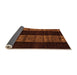 Sideview of Abstract Orange Modern Rug, abs5535org