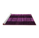 Sideview of Machine Washable Abstract Purple Modern Area Rugs, wshabs5535pur