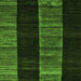 Square Abstract Green Modern Rug, abs5535grn