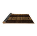 Sideview of Abstract Brown Modern Rug, abs5535brn