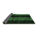 Sideview of Abstract Emerald Green Modern Rug, abs5535emgrn