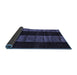 Sideview of Abstract Blue Modern Rug, abs5535blu