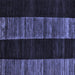 Square Abstract Blue Modern Rug, abs5535blu