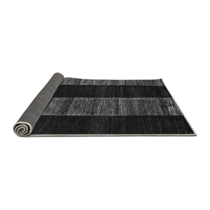 Sideview of Abstract Gray Modern Rug, abs5535gry