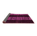 Sideview of Abstract Pink Modern Rug, abs5535pnk