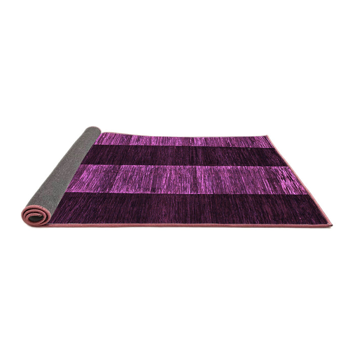Sideview of Abstract Purple Modern Rug, abs5535pur