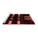 Modern Red Washable Rugs