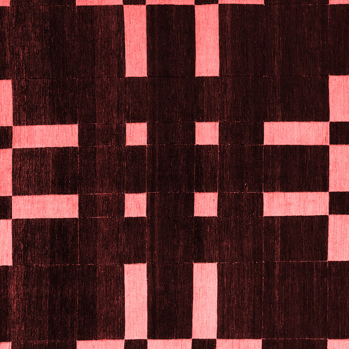 Machine Washable Abstract Red Modern Rug, wshabs5536red