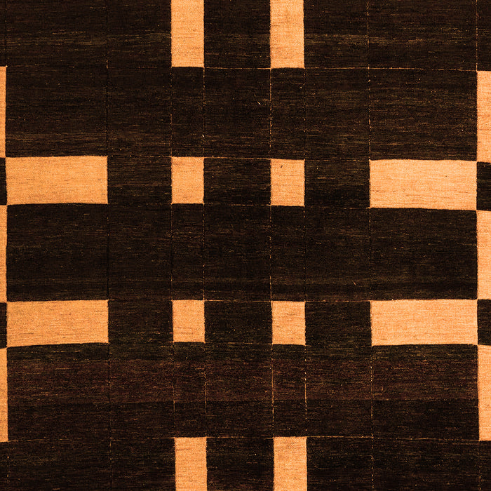 Machine Washable Abstract Orange Modern Area Rugs, wshabs5536org