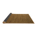 Sideview of Abstract Brown Modern Rug, abs5537brn