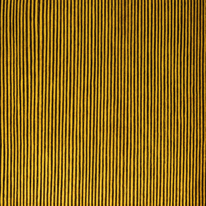 Square Abstract Yellow Modern Rug, abs5537yw