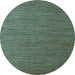 Round Abstract Light Blue Modern Rug, abs5537lblu