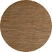 Round Abstract Red Modern Rug, abs5537