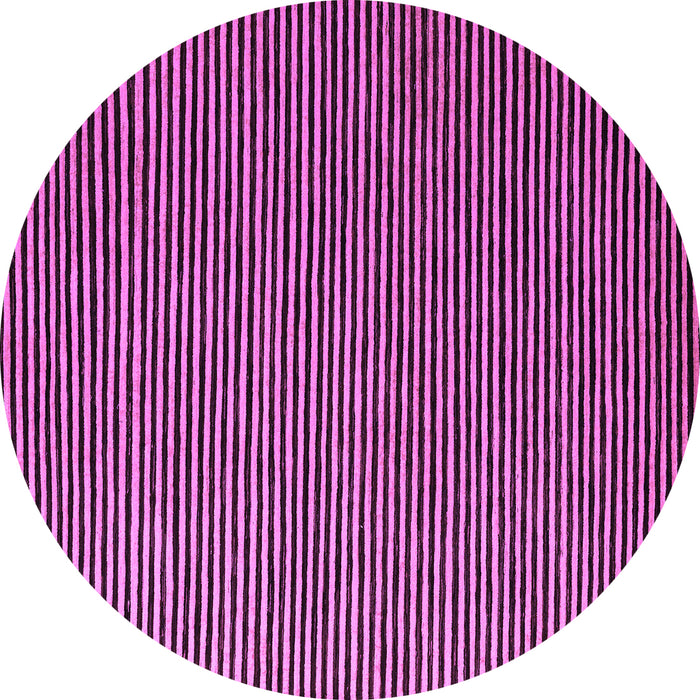 Round Abstract Purple Modern Rug, abs5537pur