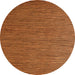 Round Abstract Orange Modern Rug, abs5537org