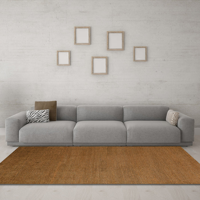 Machine Washable Abstract Orange Modern Area Rugs in a Living Room, wshabs5538org