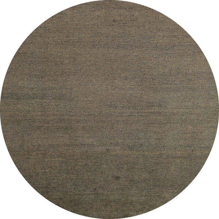 Round Machine Washable Abstract Camel Brown Rug, wshabs5538