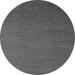 Round Machine Washable Abstract Gray Modern Rug, wshabs5538gry