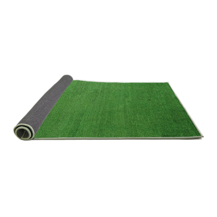 Sideview of Abstract Green Modern Rug, abs5538grn
