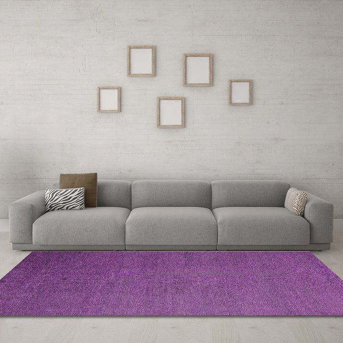 Machine Washable Abstract Purple Modern Area Rugs in a Living Room, wshabs5538pur