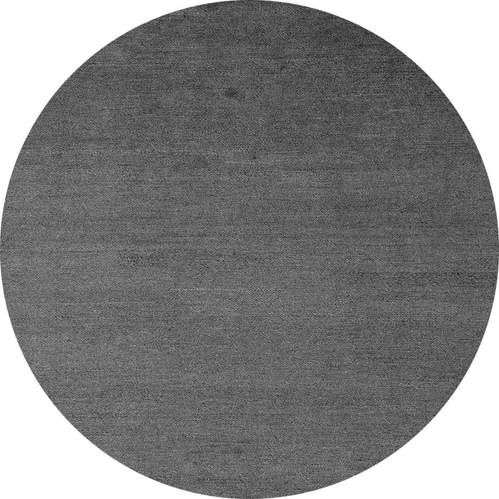 Round Abstract Gray Modern Rug, abs5538gry