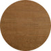 Round Abstract Orange Modern Rug, abs5538org