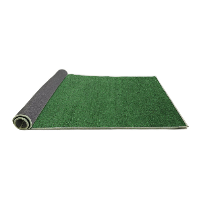 Sideview of Abstract Emerald Green Modern Rug, abs5538emgrn