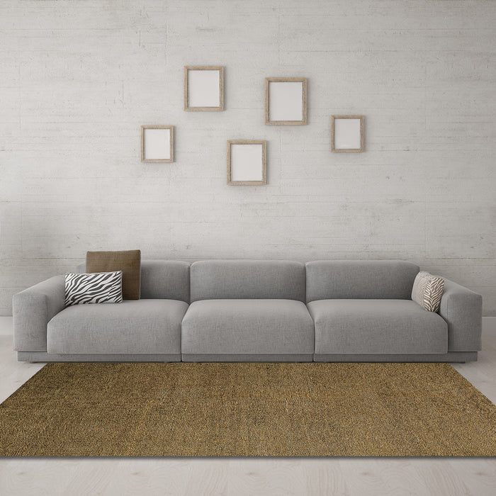 Machine Washable Abstract Brown Modern Rug in a Living Room,, wshabs5538brn