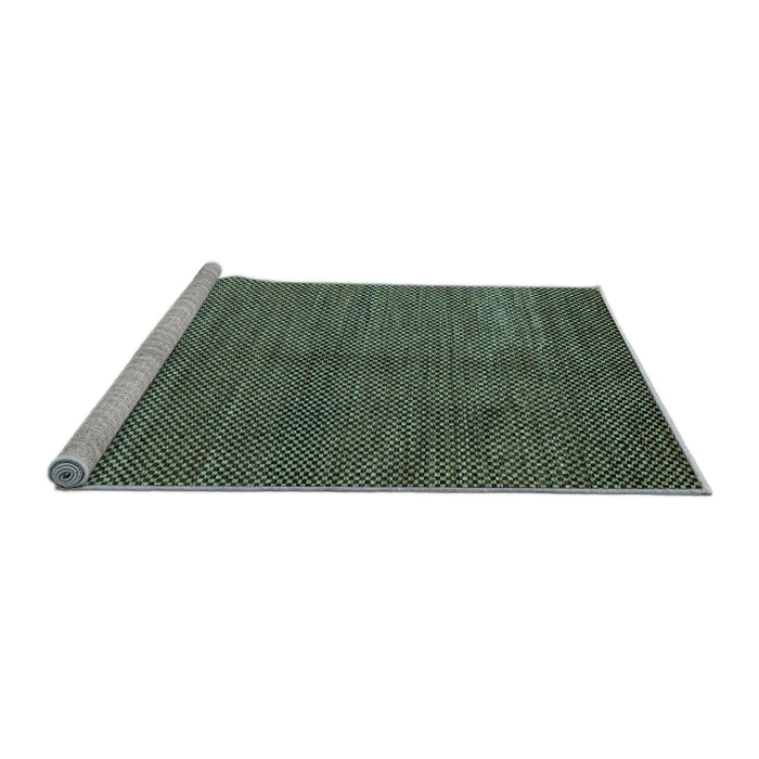 Sideview of Machine Washable Abstract Light Blue Modern Rug, wshabs5539lblu