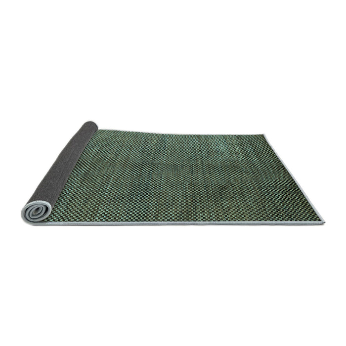 Sideview of Abstract Light Blue Modern Rug, abs5539lblu