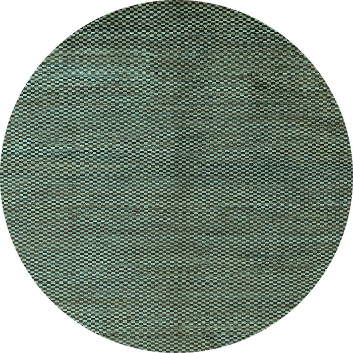 Round Machine Washable Abstract Light Blue Modern Rug, wshabs5539lblu