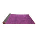 Sideview of Abstract Purple Modern Rug, abs5539pur