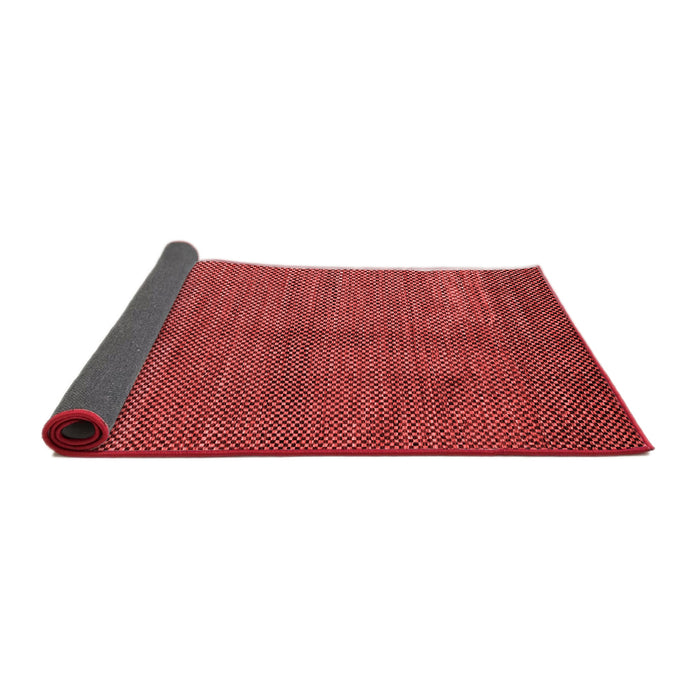 Abstract Red Modern Area Rugs