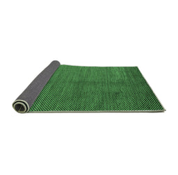 Sideview of Abstract Emerald Green Modern Rug, abs5539emgrn