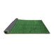 Sideview of Abstract Emerald Green Modern Rug, abs5539emgrn